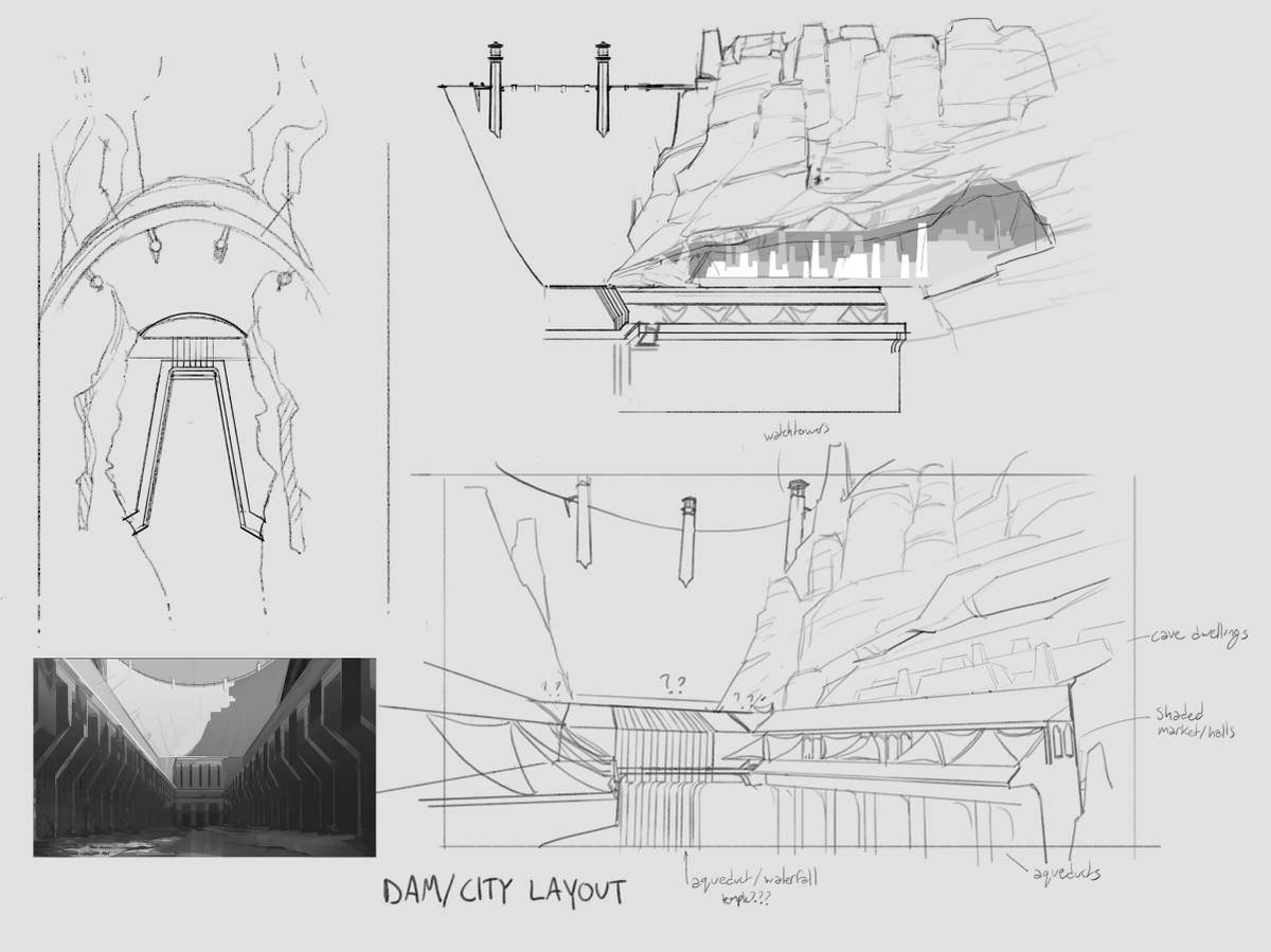 Before I forget (again), here's my final for the CGMA summer course I took! And some accompanying sketches! 