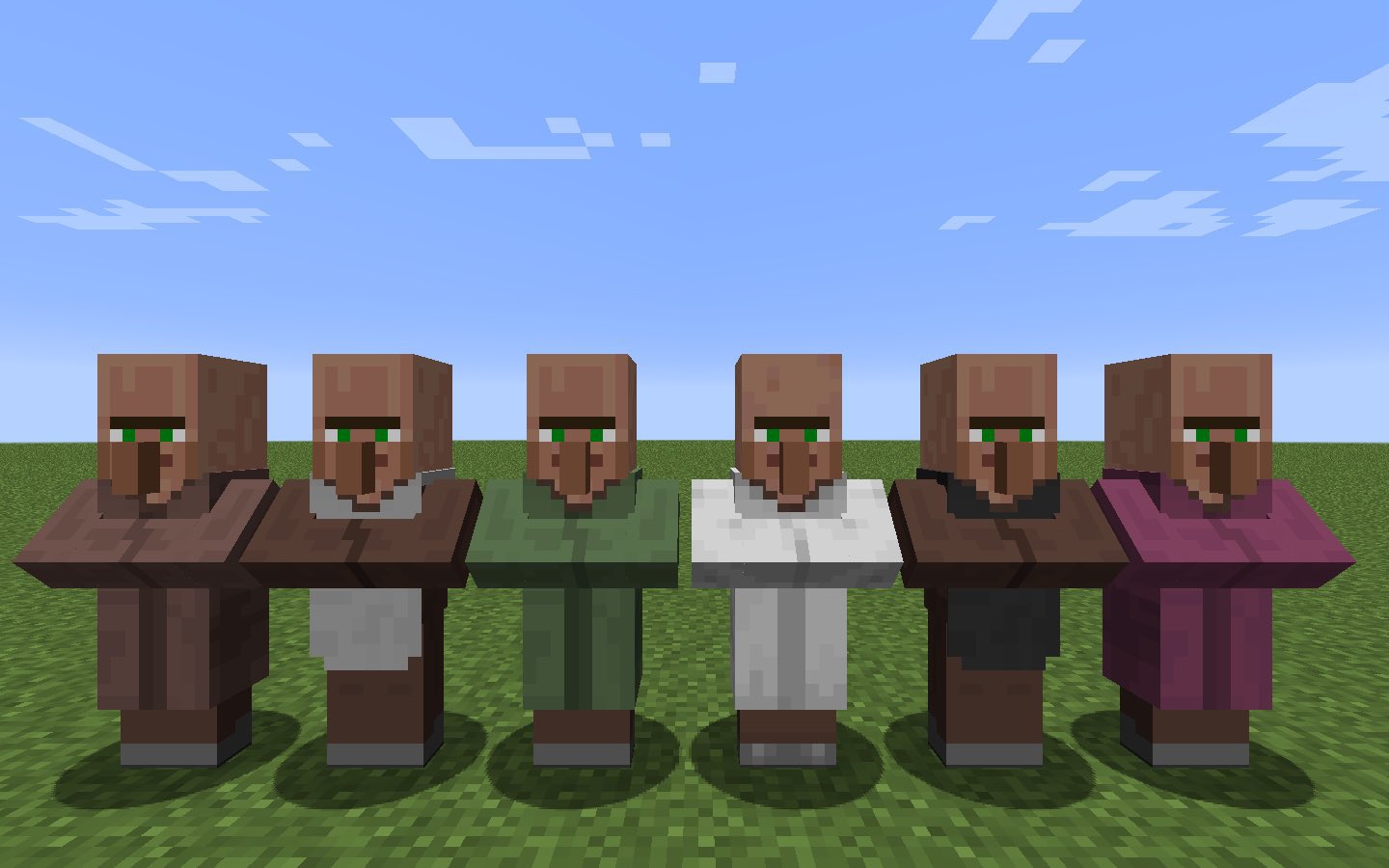 Nostalgic Minecraft The Old Villagers Before The Village Pillage Update T Co 0nhl9xnvqj Twitter