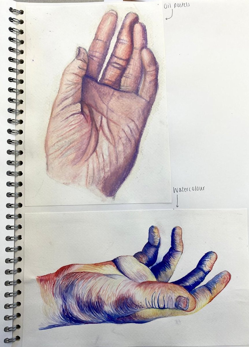 ArtDesignSHS's tweet image. Y13 Sketchbook studies looking beautiful this week