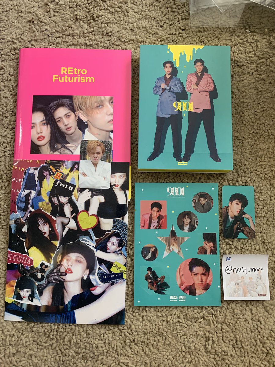 WTS | SELLINGusa onlyTriple H Retro Futurism albumWooseok and Kuanlin 9801 album dm for more info/price/more picturesavailability at end of thread