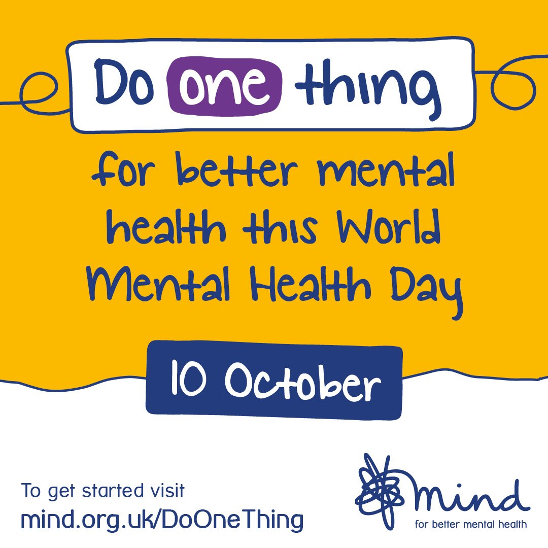 World Mental Health Day-10th October 2020. Mental Health is just as important as physical health. Mental health can range from: stress, anxiety, depression, bi-polar,  psychosis, schizophrenia, eating-disorders, OCD etc. #MentalHealthAwareness #mentalhealth #WorldMentalHealthDay