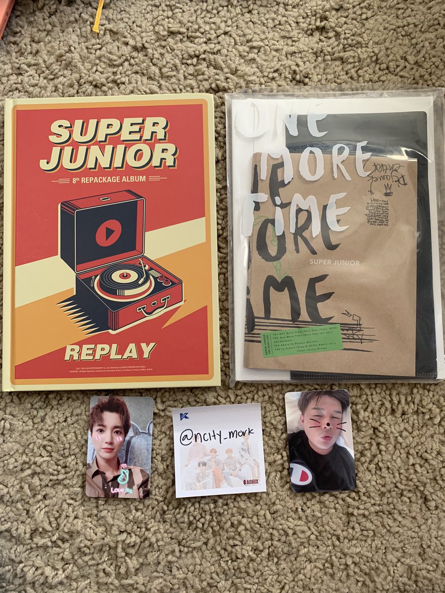 WTS | SELLINGusa onlySuper Junior Replay, One More Time albums dm for more info/price/more picturesavailability at end of thread