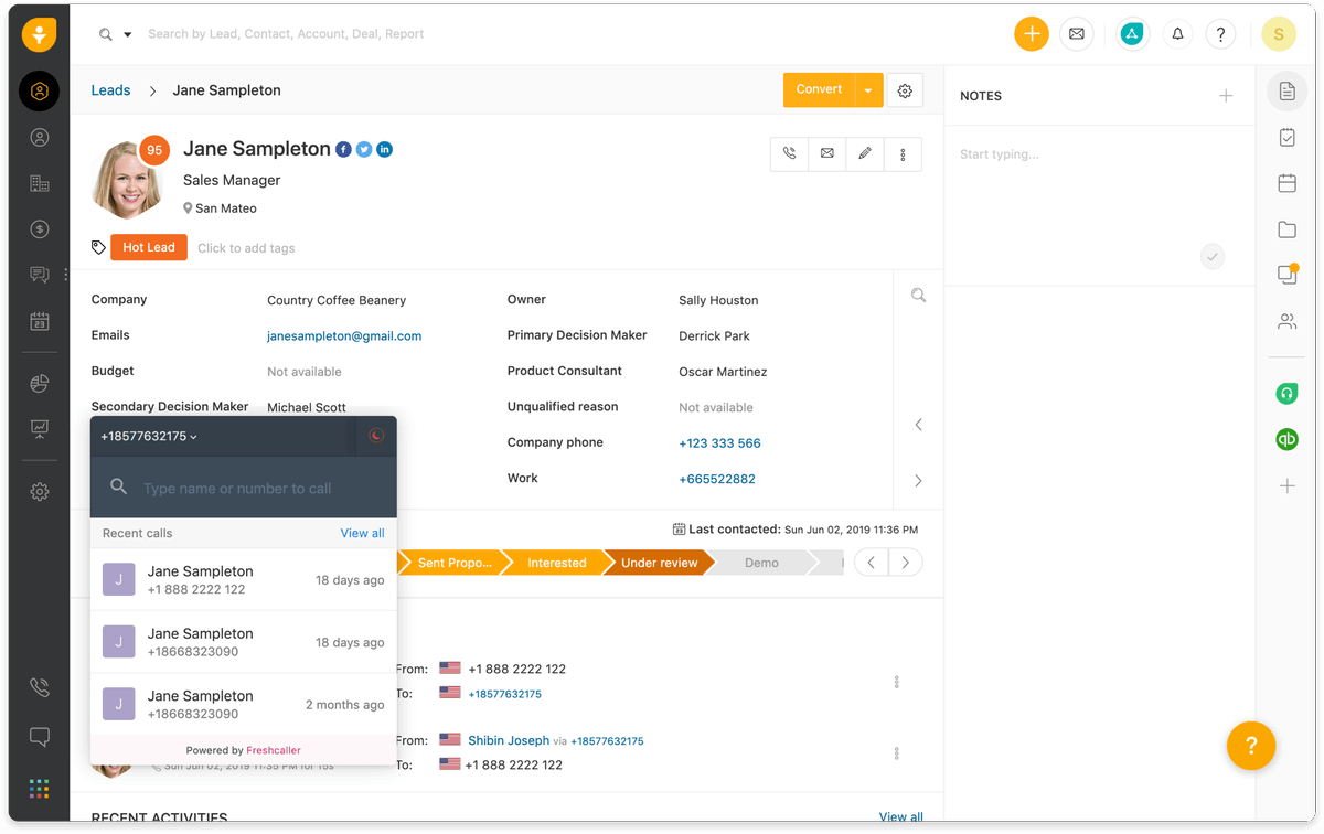 blissity's tweet image. Freshsales: Attract, Engage, Close, and Nurture Leads For Your Business In One Sales Platform dlvr.it/RjD8NL #AnalyticsTesting #Data