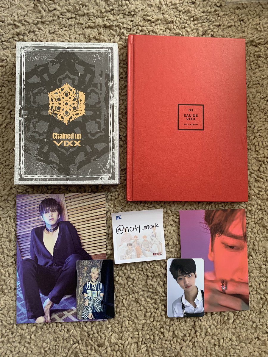 WTS | SELLINGusa onlyVIXX Chained up, Eau De VIXX albums dm for more info/price/more picturesavailability at end of thread