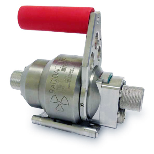 The Viking II projector is extremely light weighing in at just 10Kg. The Viking II is tailored to the use of Yb169 or Se75 and with a small physical size the Viking II is perfectly suited for site radiography where working in confined areas could be common practice.