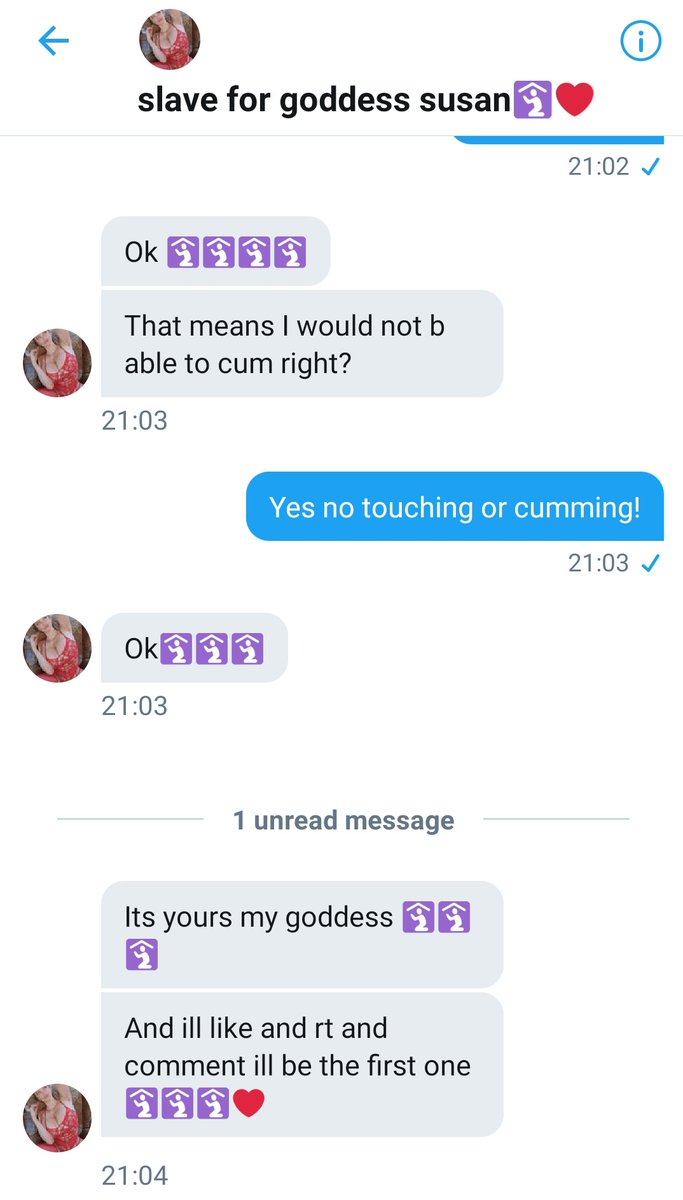 SeductiveSusan's tweet photo. This mutt wants 2 prove himself &amp; entertain me so lets make this hurt! 

Chastity Game 🔐

1 day per EVERY
LIKE 
RETWEET 
COMMENT

2 comments per dommes
1 comment per everyone else

Game length 1 hour https://t.co/miuumXkeye