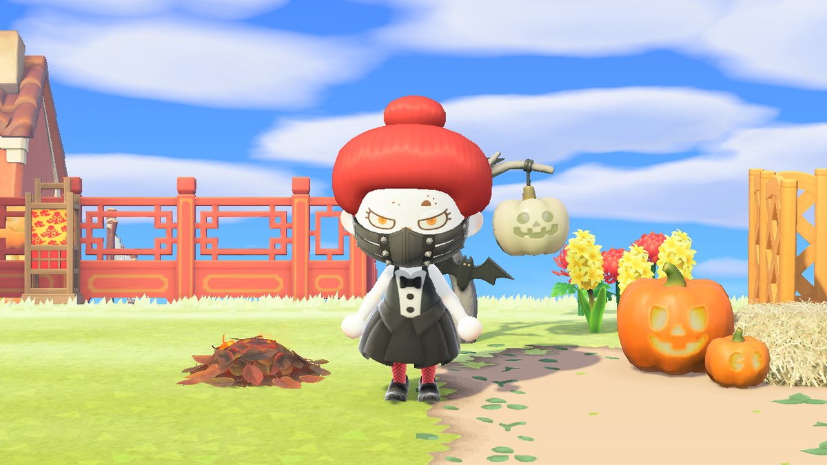Girl_Nade's tweet photo. And todays costume is. . .

#AnimalCrossing #ACNH #Halloween https://t.co/DCRcqmaMUJ