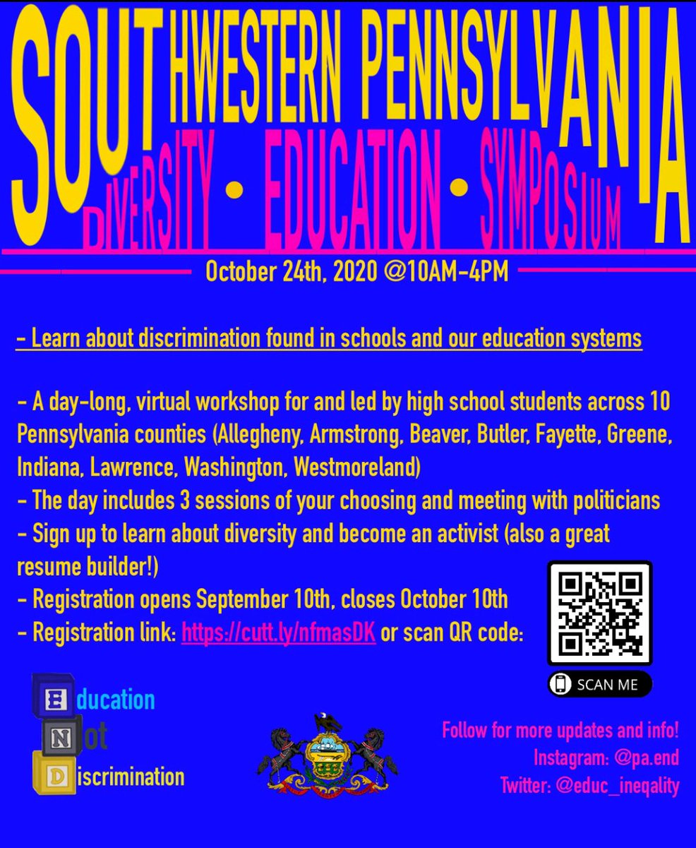 HCofPGH's tweet photo. Upcoming opportunity for students, by students! @educ_inquality https://t.co/vjxXCxlxZz