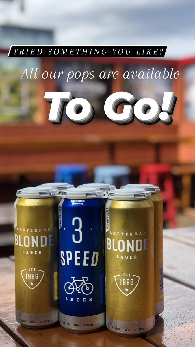 Last call may be at 11, but it doesn't mean you can't grab some pops to go!

All of our beers are available for take-out before 11. Try something you like? Enjoy more at home!