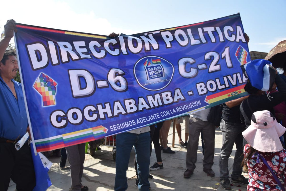 MAS_ElAlto's tweet photo. 🔴#AHORA #EvaCopa visita el Distrito 6, C-21 de Cochabamba acompañando a candidatos a asambleístas por el MAS-IPSP. 
Transmisión: https://t.co/qkDRjB1txL https://t.co/C4uegUMijs