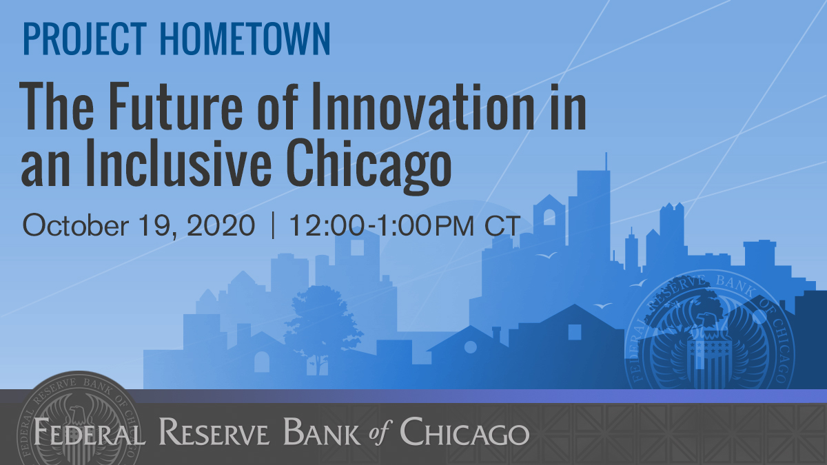 How can Chicago’s history as a global innovation hub continue into the future and include all residents? Hear from an expert panel Oct 19 @ 12:00 pm CT at the #ProjectHometown event: The Future of Innovation in an Inclusive Chicago. Register here: https://t.co/Zo9H86o1gr https://t.co/S448tqocHa
