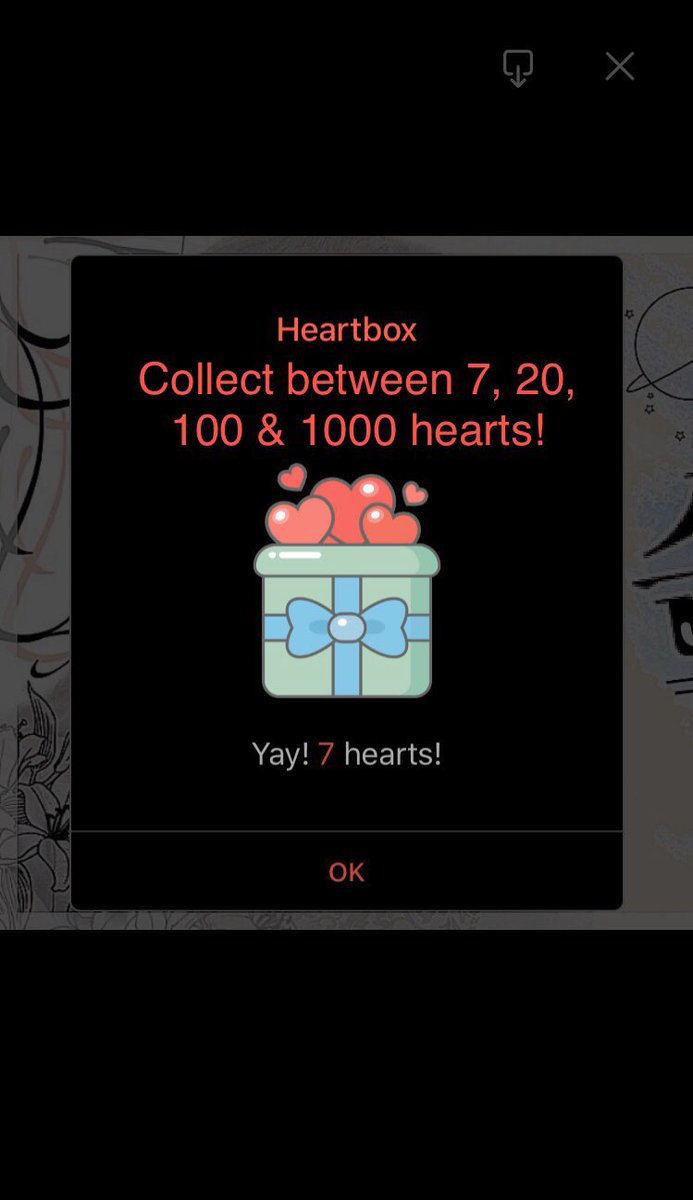 Heart Box for more 1. Click My Idol, then click on any pic posted2. Click on the heart with question mark on it3. You’ll collect either 7, 20, 100 or 1000 hearts for each box!4. There’re 5 Heart boxes every 4 hours. Watching 5 videos will increase it to 10 boxes!
