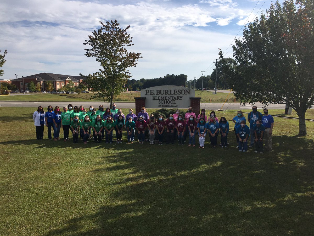 20/21 F.E. Burleson Elementary Staff so thankful to work alongside these amazing educators! #FEBStrong