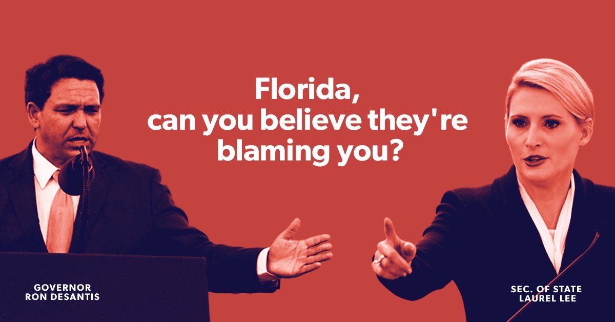 FLRising's tweet photo. ATTENTION FLORIDA: Our partners are in active litigation trying to get an extension to the voter registration deadline, but @GovRonDeSantis &amp; @FLSecofState are saying you shouldn’t have waited until the last minute. This is bogus. Tell them to DO THEIR JOBS! https://t.co/fI1xW5zGZm
