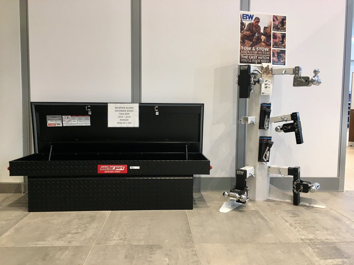 Did you know we sell trailer hitches and tool boxes? Come on down and check them out!!