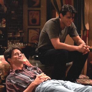 Owen and Charlie as Chandler and Joey from Friends; a thread