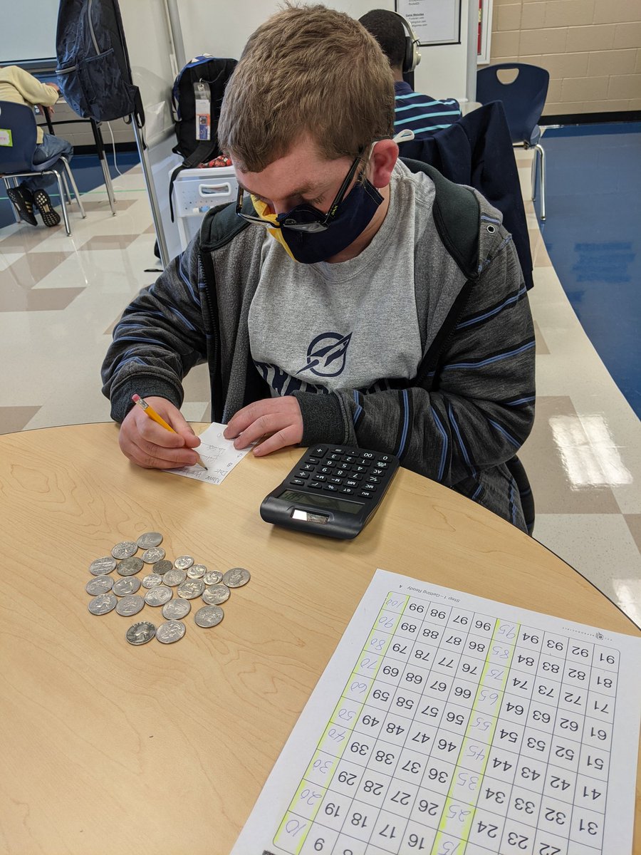 Mrs_Milton22's tweet photo. The #RocketCoffeeShop gives us the opportunity to practice many important skills....students track orders, send emails and count our weekly earnings. 💰💲💸 #behindthescenes #moneymoneymoney #livingskills #SHS #Room104 #functionalcurriculum https://t.co/v5Y4RafIYz