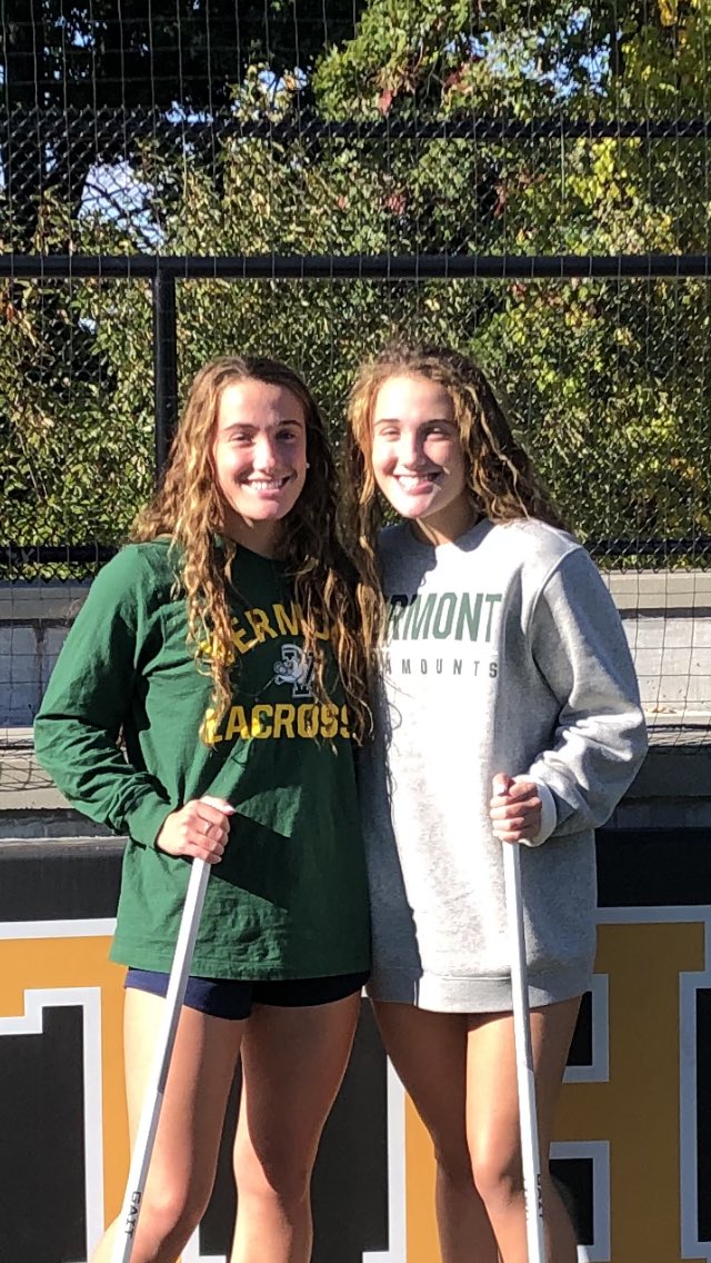 Jrudzinsky's tweet photo. Congratulations Panther Juniors Lauren and Lindsay Lefebvre who committed to play Lacrosse at D-1 UVM!  The Catamounts are getting two very special student-athletes. https://t.co/WlFN8j0eex