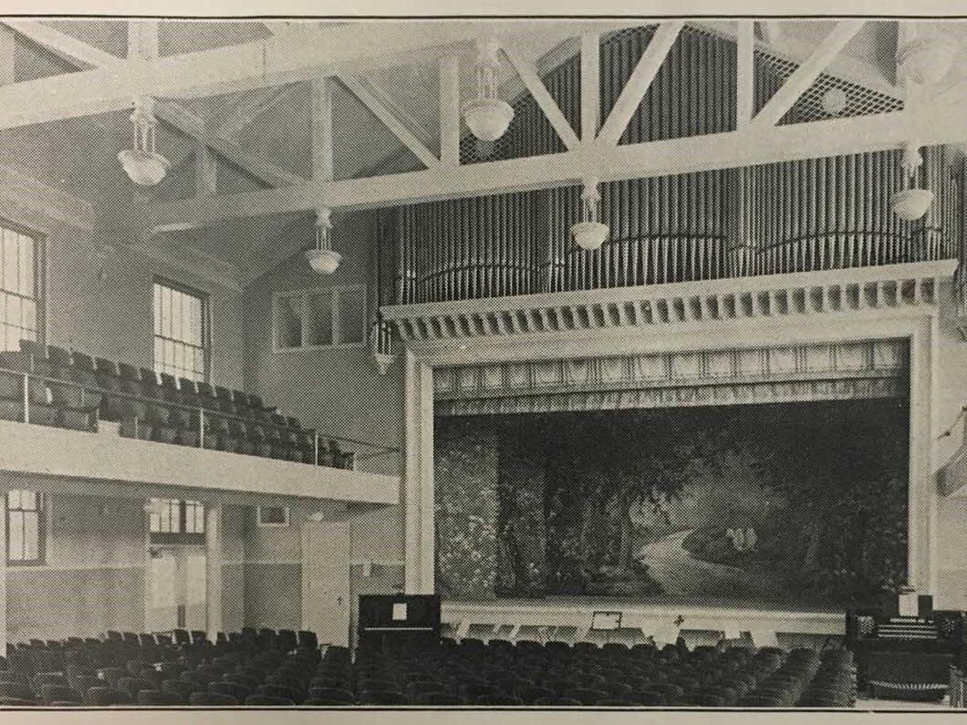 We were digging through our archives and found this! Circa 1916,   Redondo Union High School's old auditorium. #TBT