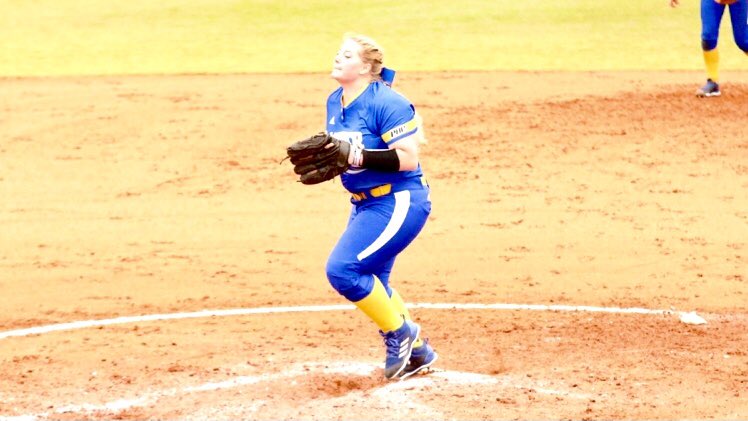 LanderAthletics's tweet photo. Despite spending just three seasons in Greenwood, @MckFerg28 ended her career with 472 strikeouts, the second-most in @LanderSoftball history 

#ThrowbackThursday #cLawsUp https://t.co/SPxrU2bQdc