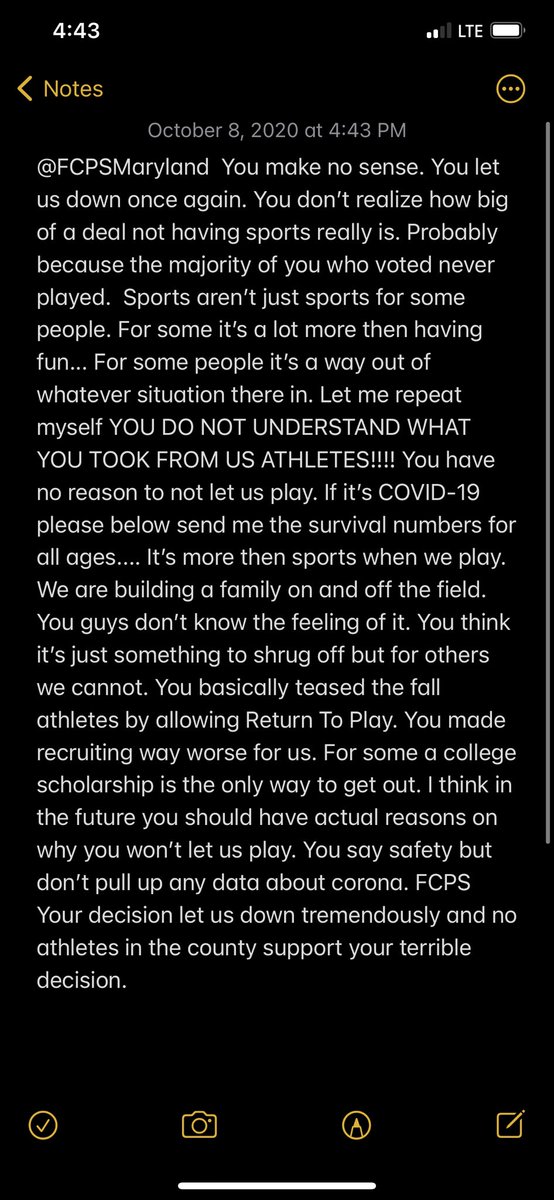 Kylehowes_5's tweet photo. Athletes in our county do you agree??? @FCPSMaryland https://t.co/22k2sY1mHS