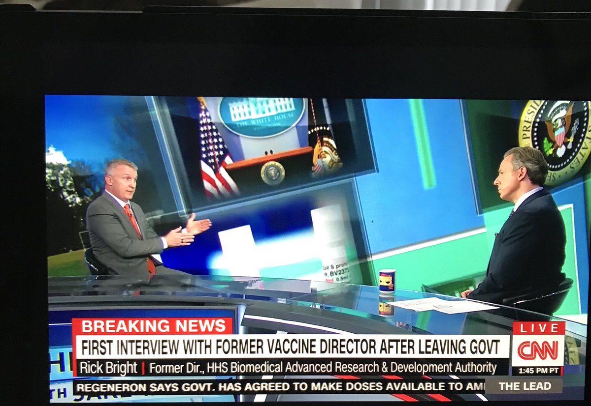 lonjets's tweet image. Former Vaccine Director, #RickBright on #CNN now is burying Trump and his administration.  “I believe President Trump has failed America.”