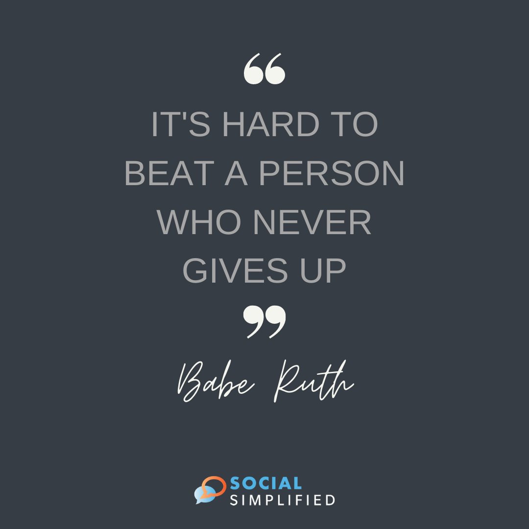 Socsimple's tweet image. Stay motivated. 👍 Stay strong. ✨ You've got this!
#starttoday #youcandoit #motivation #believeinyourself #womenentrepreneurs #smallbusinessmarketing #socialmediamarketing #runbywomen #womeninbusiness #quoteoftheday #inspiringquote #inspirational #nevergiveup #SocialSimplified