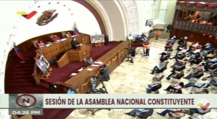 Hermann Escarrá: Oigamos con atención las normas, estamos en un conflicto, estamos en una guerra, pero estamos también en un proceso constituyente y aunque no lo quieran esta Asamblea Constituyente les devolvió la paz y ha dictado leyes fundamentales a la República.