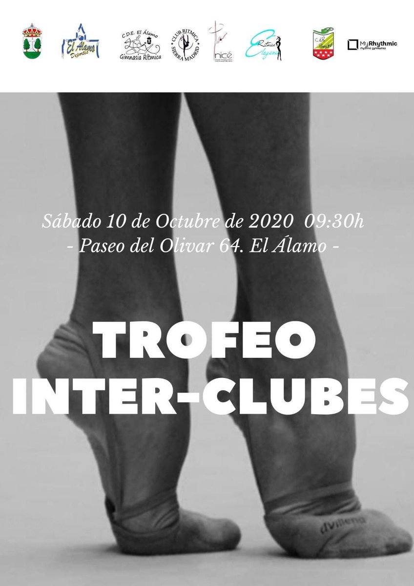 Este sábado estaremos en el Trofeo Inter-Clubes organizado por el <a href="/elalamogr/">El Álamo GR</a>, al que agradecemos su confianza en #MyRhythmic. Mucha suerte a todos los clubes que poco a poco están retomando las competiciones, x supuesto, respetando todas las medidas de seguridad en todo momento🤗