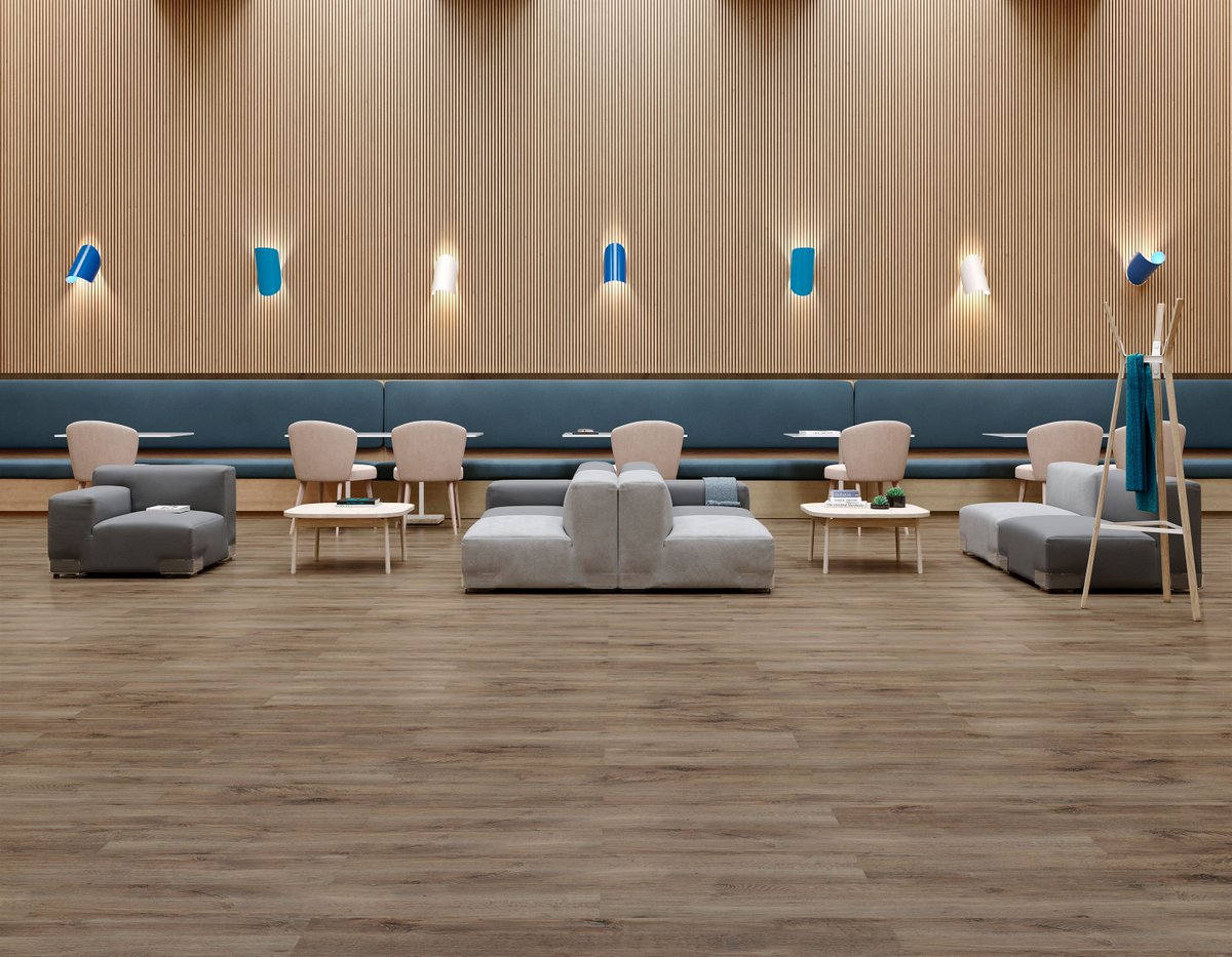 ShawContract's tweet photo. Cover is inspired by natural hardwoods with an extensive range of natural hues and character. Envelop is the perfect partner, a painterly near solid with neutrals and rich color accents. Cover + Envelop stand up to the performance demands of high traffic commercial spaces. https://t.co/95bqJ5qitj