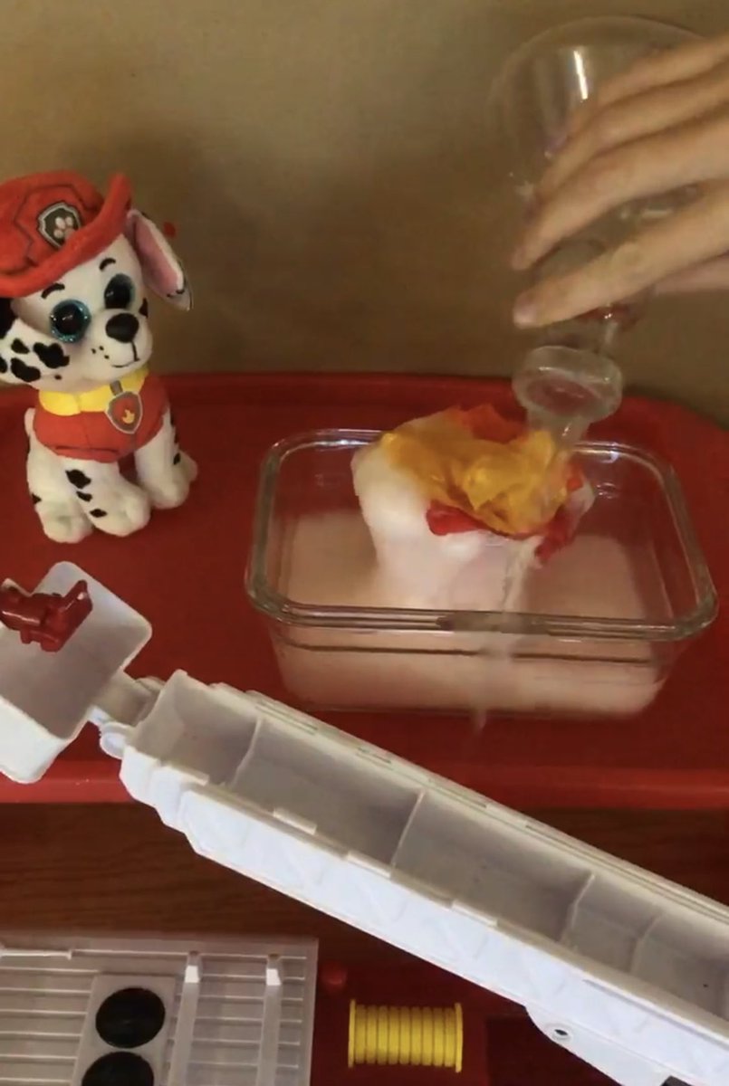 MHeuchan's tweet photo. JK/SK learnt all about Fire Safety today! We went on a Virtual Field Trip to a Fire Station and ended with a Science Experiment. Thanks for the teaching help Marshall! @GEVSchool @PrincipalONeil @MrBurkhart123 https://t.co/JGT7fIrSpw