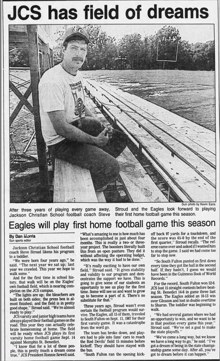 JCEagleFootball's tweet image. How it started:              How it’s going: