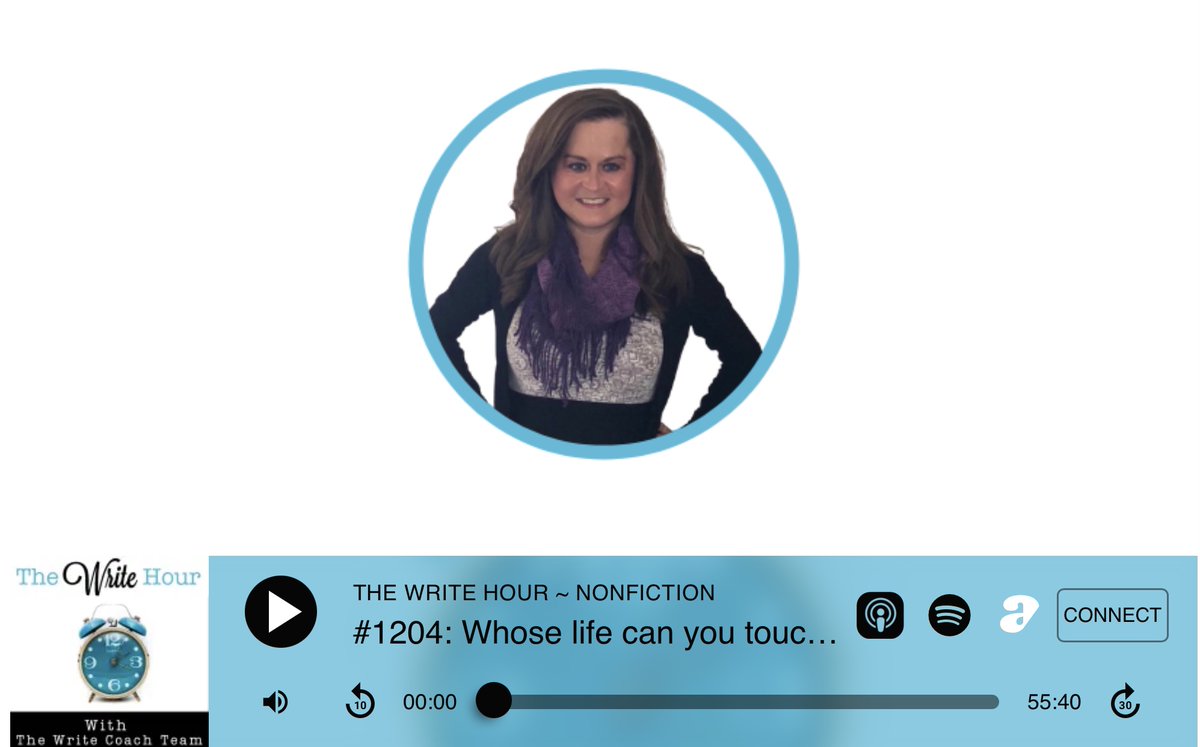 joyce_glass's tweet photo. Whose life can you touch with your writing? You are more...
Interview with @WhitneyWard88
π² 1204 of The Write Hour with Joyce Glass
π Tips From #TheWriteCoachTeam
β° #TheWriteHour
@BisbanoWrites
@AnnemarieCoach
@DougCarterWrite
@KeithKeller
π§ https://t.co/dh2f7fAR5g https://t.co/Pdn7yHXgDc