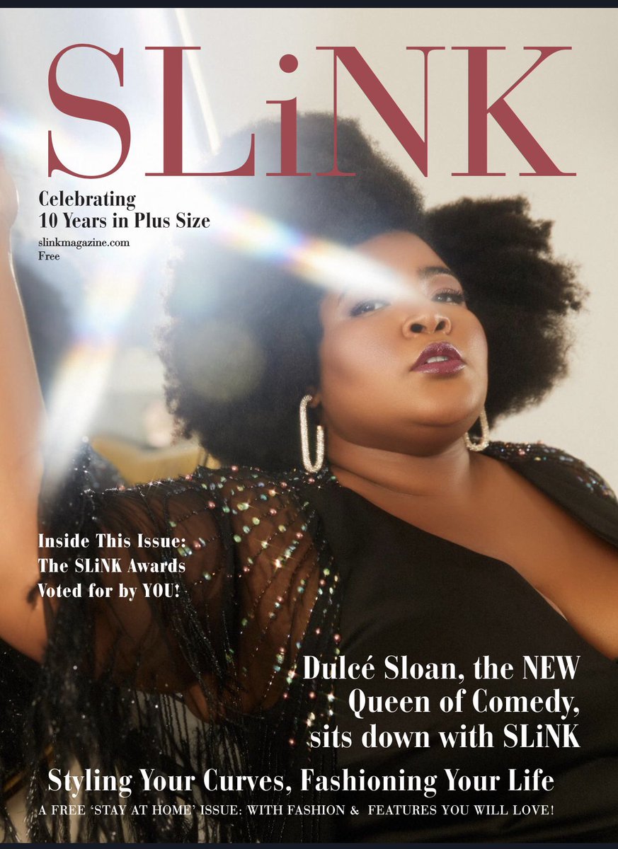 dulcesloan's tweet photo. Ya girl is on the cover of the 10th anniversary edition @slinkmagazine! 
I learned about Slink Magazine 5 years ago and made it a goal for myself to be on the cover. Not IN the magazine, THE COVER! And look Idid it! Look at God!
 
Full article and photos: https://t.co/qdphPpqFFP https://t.co/1EzCbScd7A
