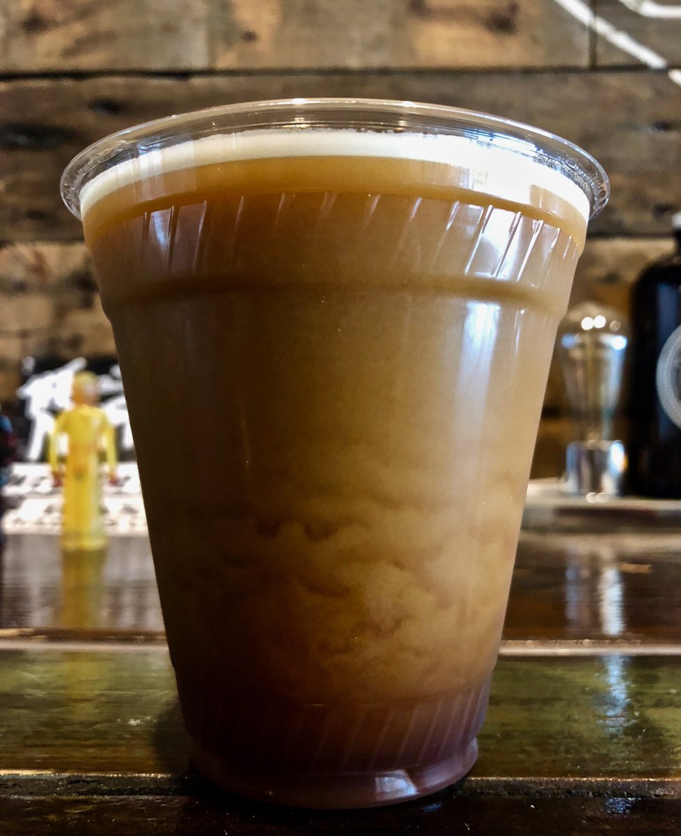 Plan9Alehouse's tweet photo. Back on tap for your enjoyment! "Bones Brew" cold brew coffee on nitro. It's a luxurious blend of house roasted Ethiopian &amp; Brazilian coffee beans. Dang.

#Plan9Alehouse #DowntownEscondido #Nitro #Coffee #MakeCoffeeBlackAgain #Fun #Rad #Local #SupportSmall https://t.co/3ycNhwVpam