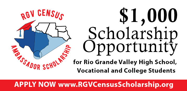 rgclibrary's tweet image. RGV High School, Vocational, &amp;amp; College Students. have a chance to win a $1,000 scholarship to increase local participation in the 2020 Census for healthcare, programs, more! Sign up now &amp;amp; get a $5 food voucher redeemable at several Rio Grande City locations. #CountOnLibraries