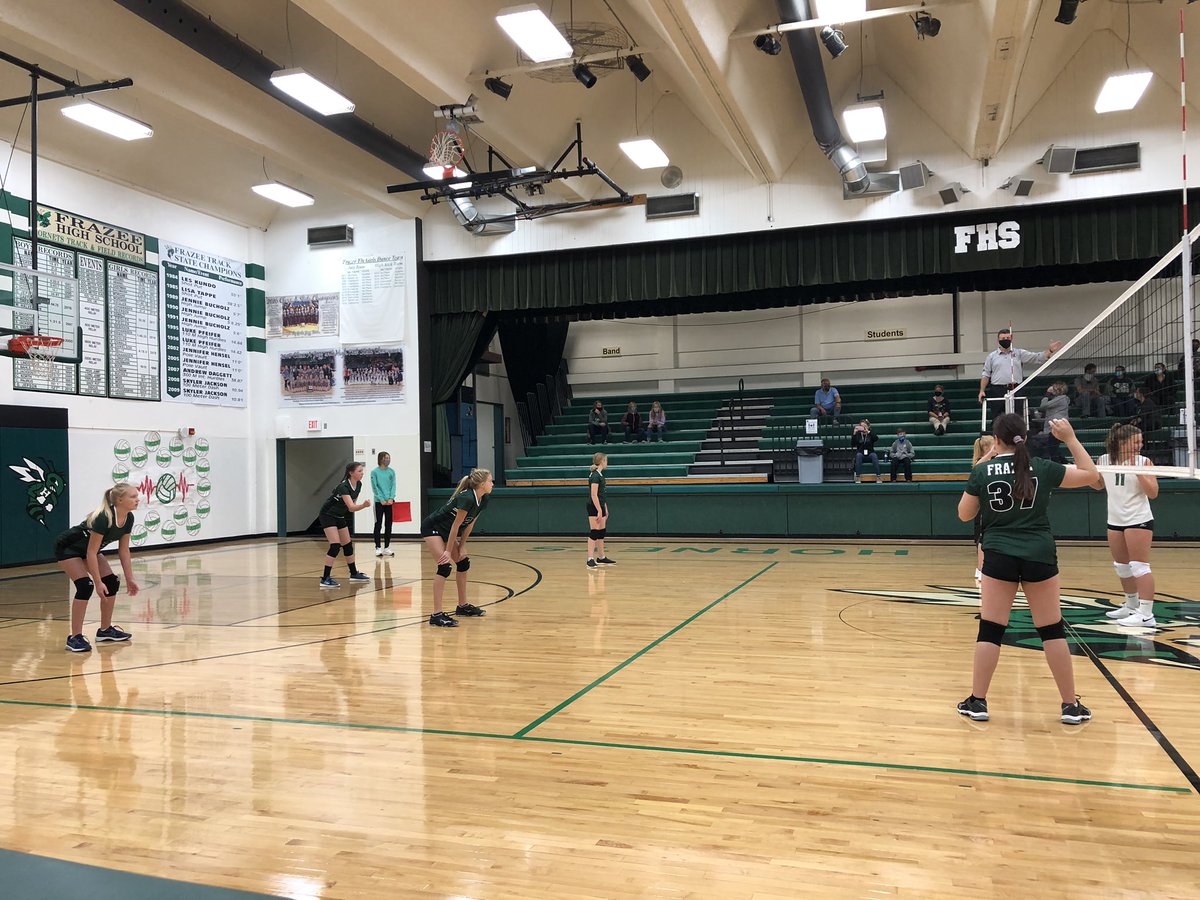 We are so excited to see parents in the stands today at our first home game! Good luck ladies! 💚