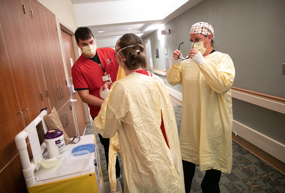 IUHealthECR's tweet photo. UPDATE: IU Health Ball is experiencing high volumes of sick patients in need of inpatient hospital care. This includes an all-time high of COVID-19 positive inpatients. Now more than ever, your vigilance is needed. 

Read more: https://t.co/yMRAMhlhIP https://t.co/SeGr2xrvR8