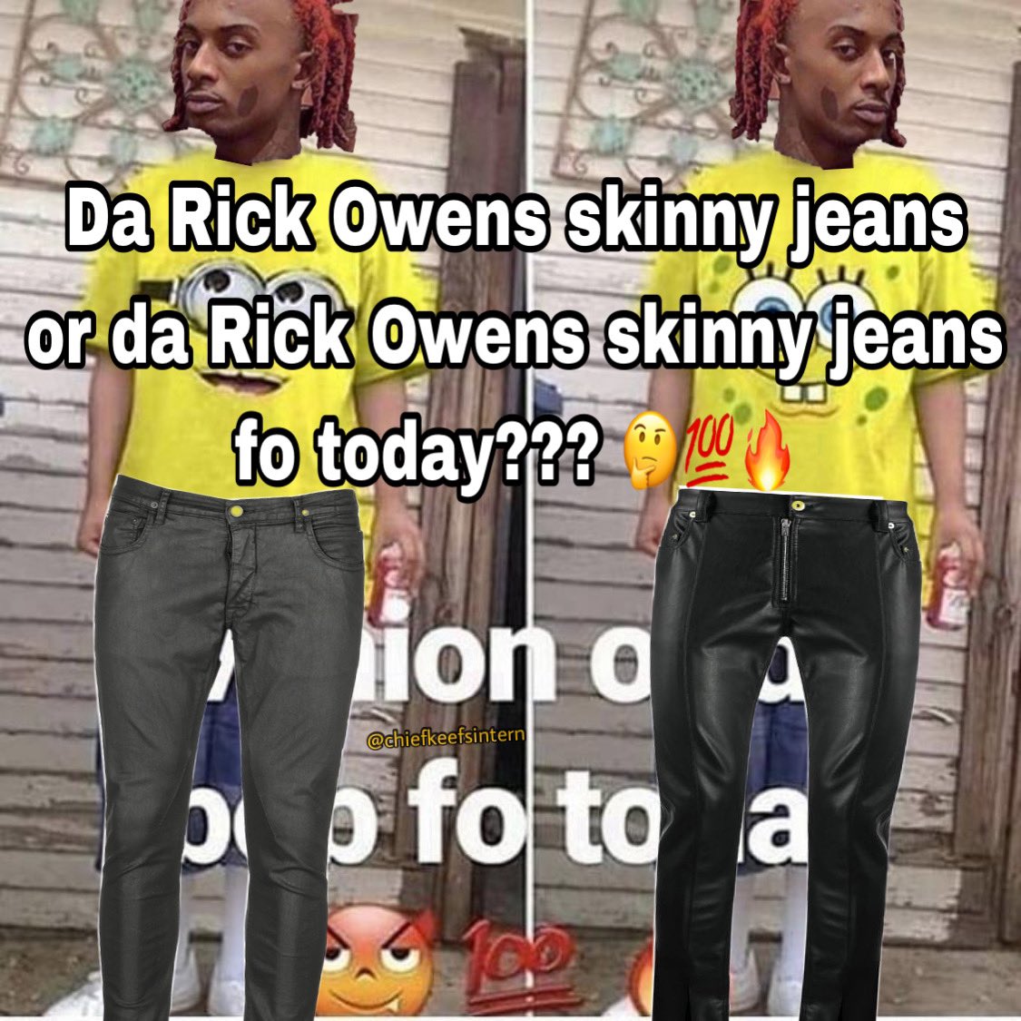 ChiefKeefIntern's tweet image. Playboi Carti be like