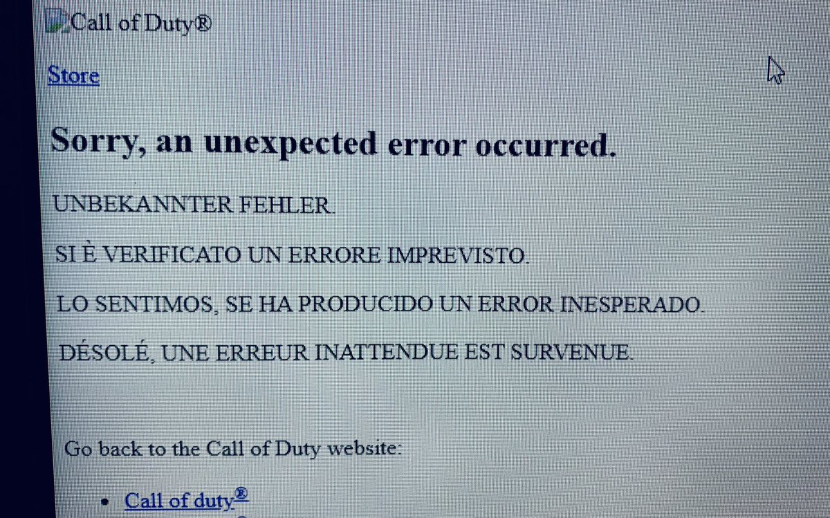 Iamlucymae She Her Well I Was Going To Hop On The Blackopscoldwar Beta But I Keep Getting These Errors I Created A New Cod Acct Just For Ps4 And Still