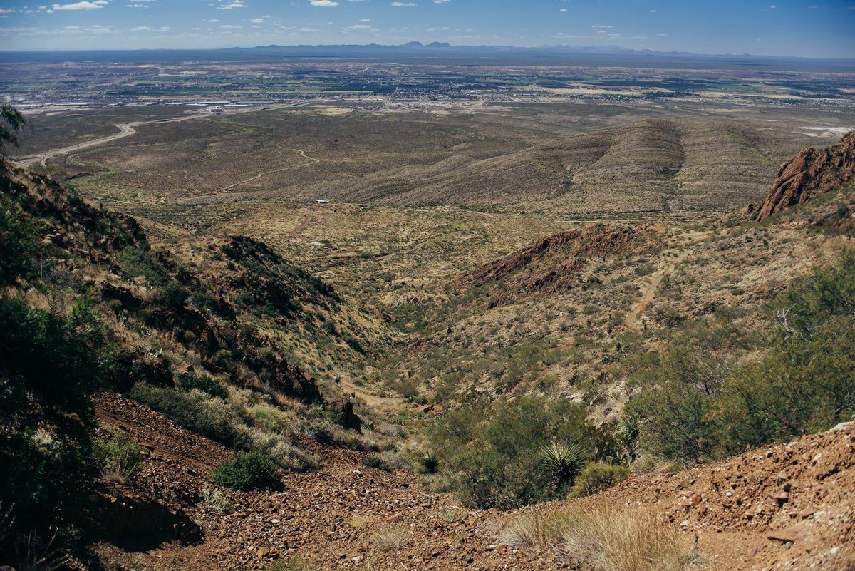 For the most part it’s like every other mountain trail, just dry and rocky and you don’t want to fall or it’ll hurt real bad.