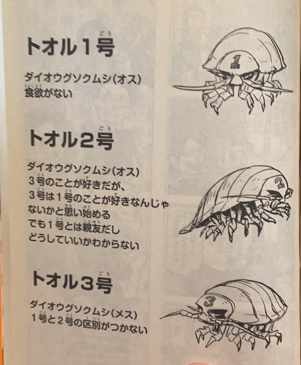 @neonmints YES THESE ARW THEIR OTHER PETS (falcon and lion are tobios / squid and isopods are tooru's) 