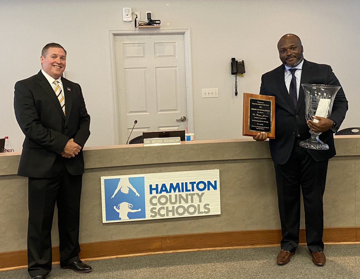 TOSS thrilled to honor TN Supt of the Year-Dr Bryan Johnson, Hamilton Co School System. <a href="/tosstn1975/">TOSS</a> <a href="/DrBryanJohnson/">Bryan Johnson, Sr.</a>