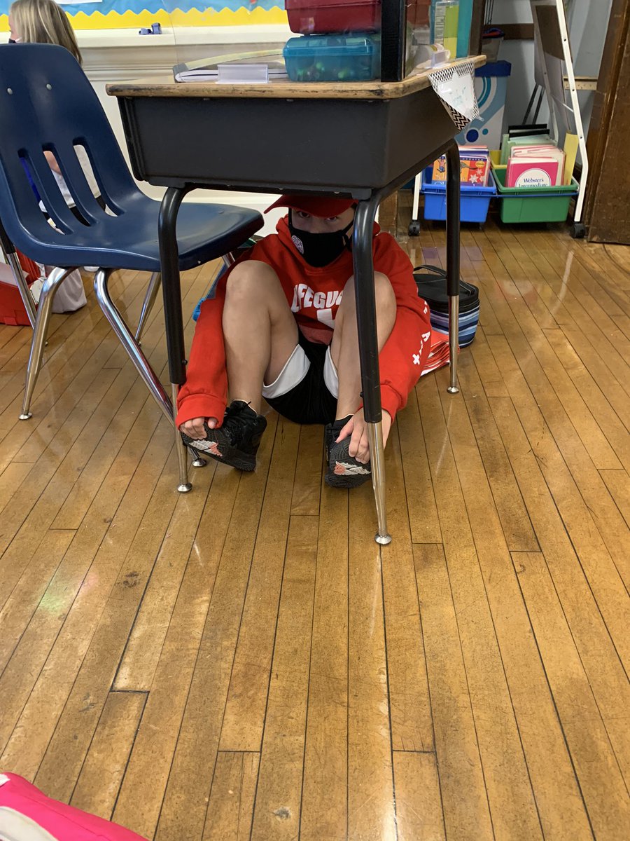 DebNovick's tweet image. Reading partners acting out a scene from a character’s perspective other than the narrator’s. #figpudding #teddy