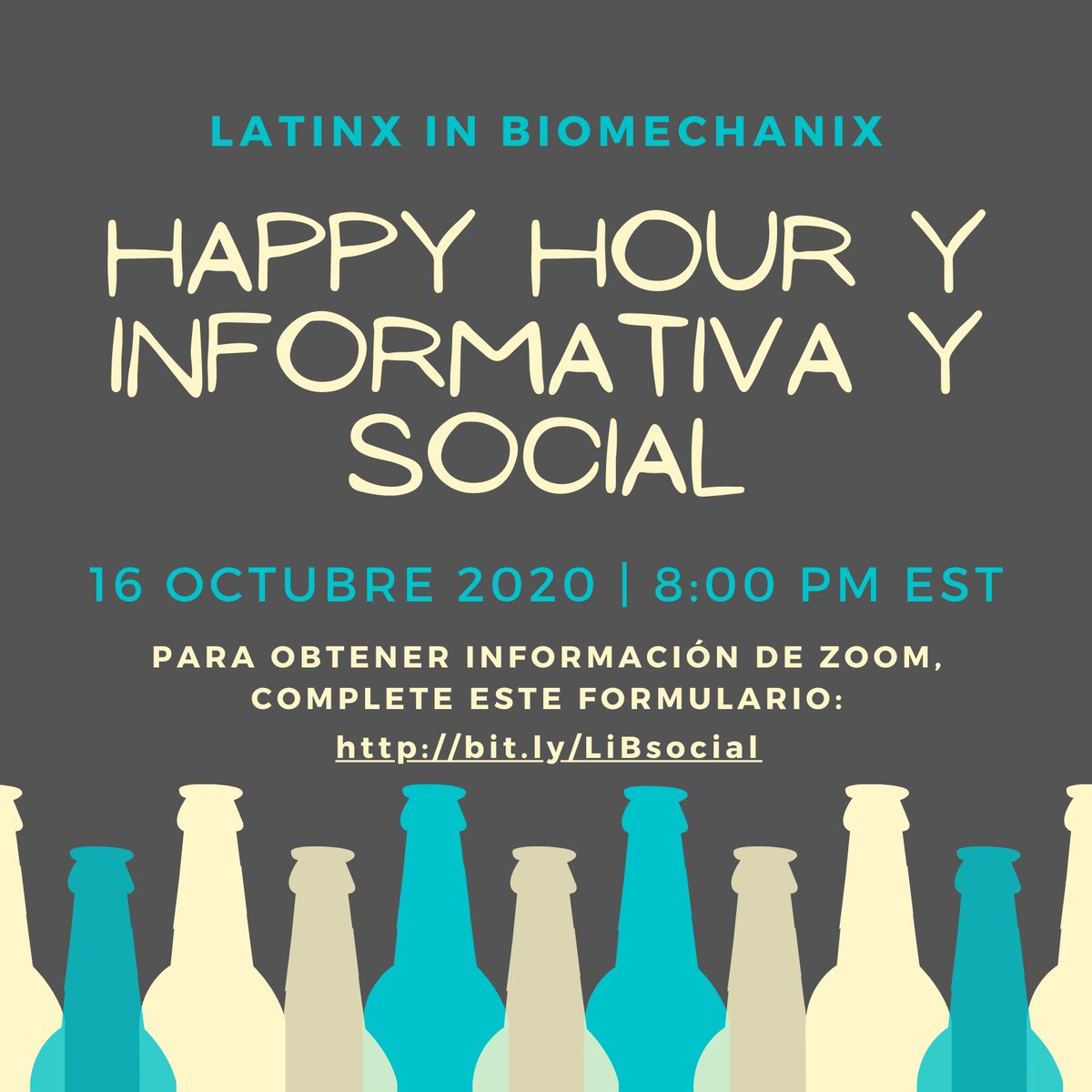LatinxBiomech's tweet image. Sign up for our first #LatinxInBiomechanix event! We hope to see you on Friday, Oct 16 @ 8 pm EST / 5 pm PST bit.ly/LiBsocial