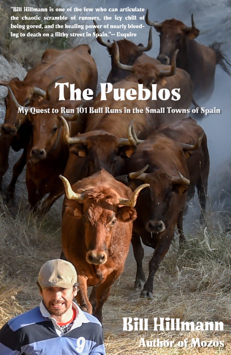 COVER REVEAL! This is THE PUEBLOS, coming in May of 2021. Follow <a href="/bill_hillmann/">Bill Hillmann (Author)</a> on a bullrunning odyssey without leaving your house in the pages of this kinetic, visceral memoir. It's the next best thing to a plane ticket to Pamplona!