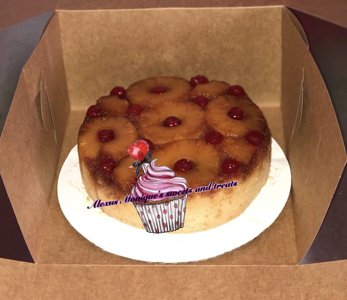 Alexus_moniques's tweet photo. Pineapple upside down cake #🍍 #🍒 #cake #pineappleupsidedowncake #pineapple #maraschinocherrirs #madefromscratch #phillybaker https://t.co/pwzHSvSBC5