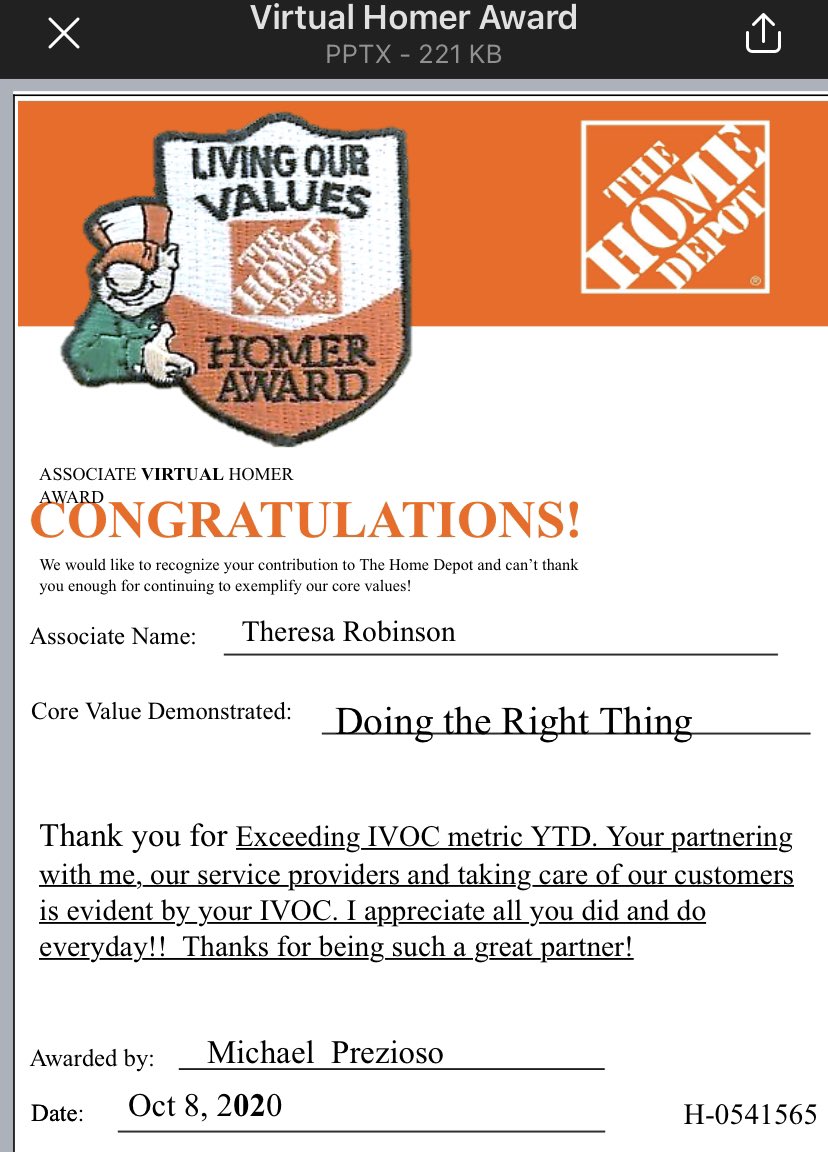 Theresa Robinson (@theresa29118330) on Twitter photo Received my first virtual HOMER AWARD ..... THANK YOU <a href="/MichaelPrezios3/">Michael Prezioso</a> for your continued support whenever needed ! @ROCAnne70 @ROCMatt70 Received my first virtual HOMER AWARD ..... THANK YOU <a href="/MichaelPrezios3/">Michael Prezioso</a> for your continued support whenever needed ! @ROCAnne70 @ROCMatt70