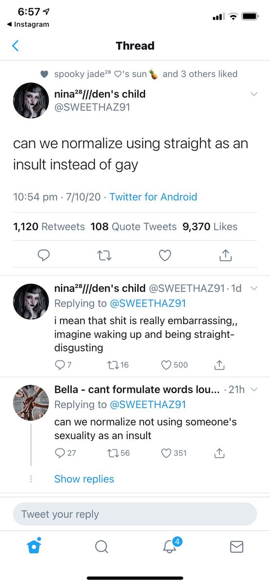 Hi. I know i haven’t been on here a lot but i saw this abd thought i should say something. this is really fucked up. like i understand that a lot of people from lgbt community are still discriminated against but if anything that should encourage you to fight for equality for-