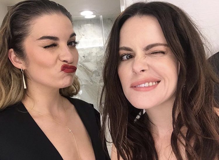 ~ i am missing them so here is annie murphy and emily hampshire being cute: a thread ~